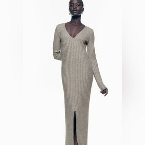 Zara Soft Ribbed Dress-Brand New w/Tags